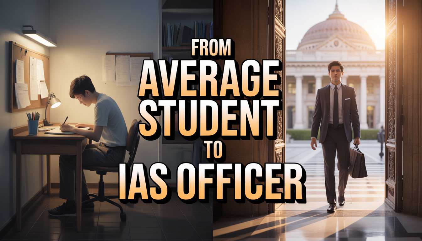 From Average Student to IAS Officer:
