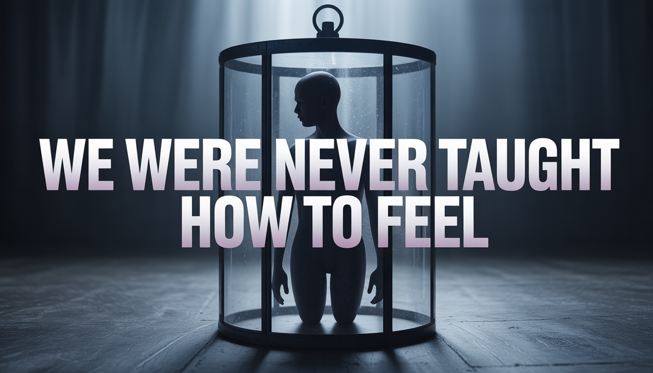 We Were Never Taught How To Feel:
